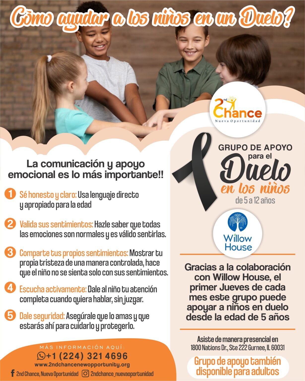 Flyer el Duelo - niños
